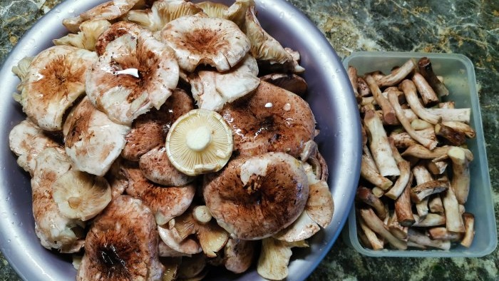 A simple recipe for cold pickled mushrooms