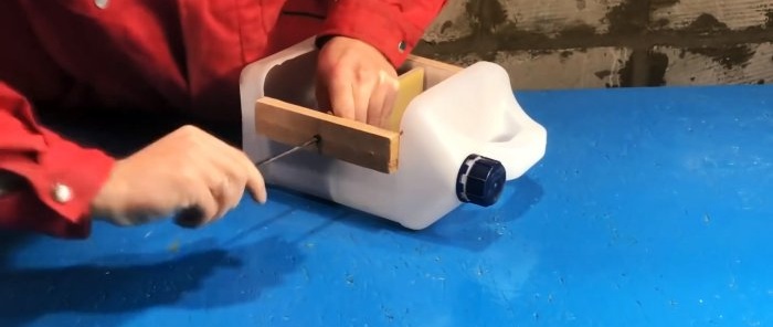 An idea for any workshop: drawers made from canisters