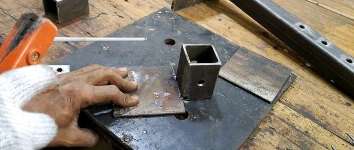 How to make a household press from any hand jack