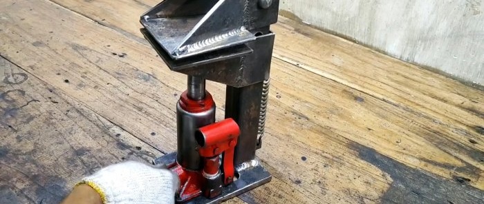 How to make a household press from any hand jack