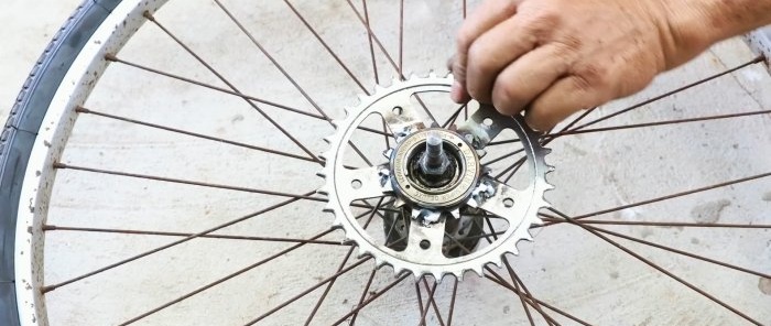 How to make an electric drive for a bicycle without electronics