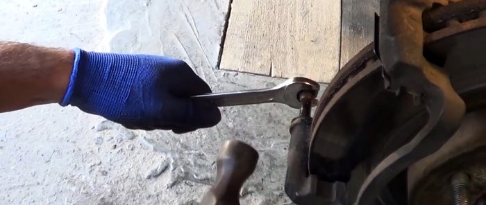 How to fix a stuck brake caliper