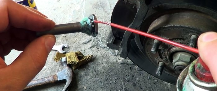 How to fix a stuck brake caliper