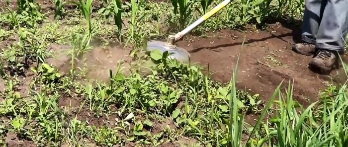 Remaking a trimmer to control weeds