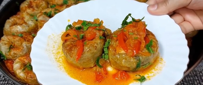 Delicious cabbage rolls according to a Chinese recipe