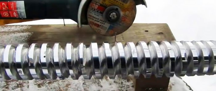 How to make a lead screw for a vice from a bar without a lathe