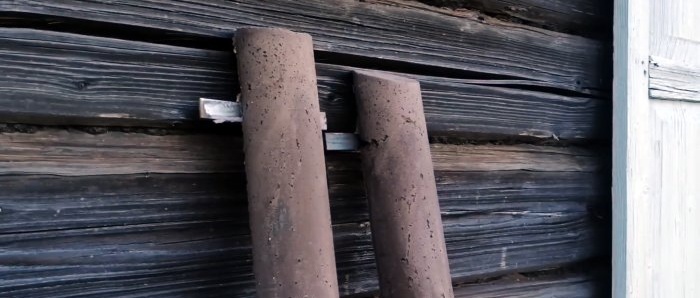 How to make concrete fence posts that are 4 times cheaper than metal ones and more durable