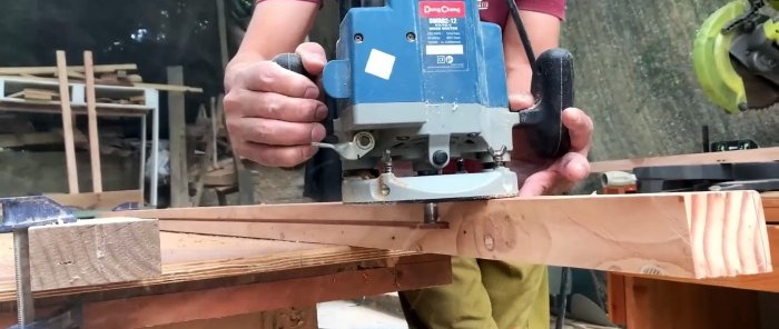 How to make a folding ladder from wood