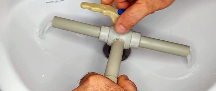 How to make a three way ball valve