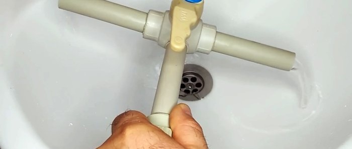 How to make a three way ball valve