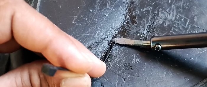 Life hack How to weld plastic