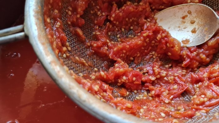 Tomato paste recipe is not for lazy people