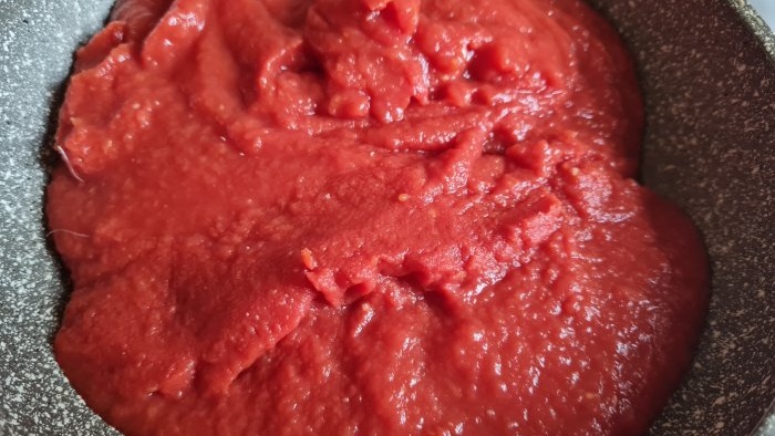 Tomato paste recipe is not for lazy people