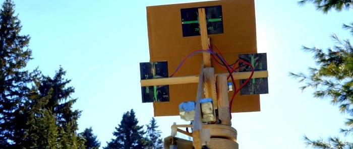 Automatic sun tracking system without electronics