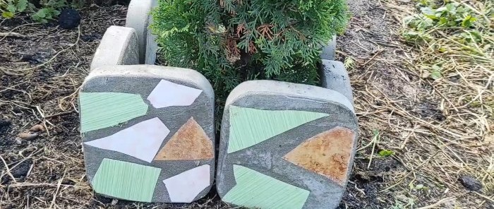 An idea for putting ceramic tile scraps to good use