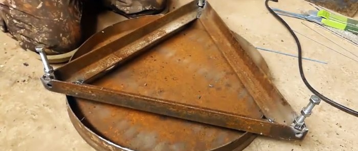 How to make a long-burning stove from scrap metal