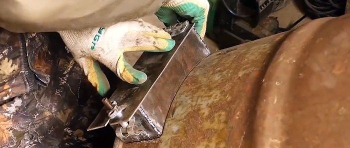 How to make a long-burning stove from scrap metal