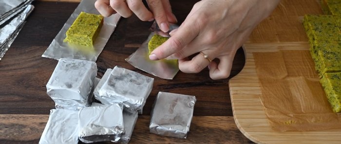 A great way to preserve vegetables is to make natural bouillon cubes