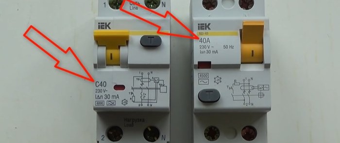 What is the difference and when to install an RCD or DIF switch