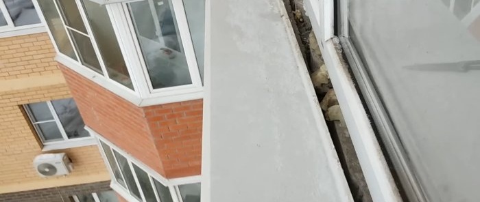 Blowing from the joints of the window sill How to eliminate and insulate