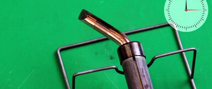 How to protect a copper soldering iron tip