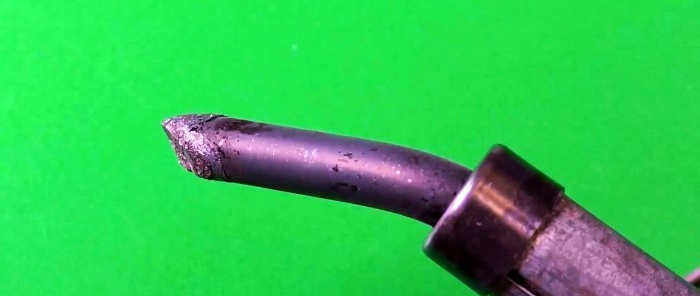 How to protect a copper soldering iron tip