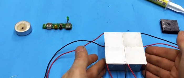 How to charge a smartphone with candle fire Do-it-yourself thermoelectric power station