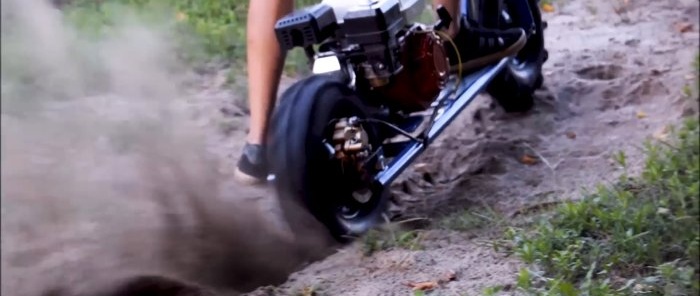 How to assemble an off-road and powerful scooter