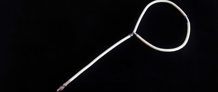 How to make a popular antenna from a cable for digital television