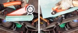 How to make sheet metal cutting shears from bearings