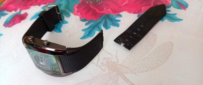 How to repair a broken watch strap