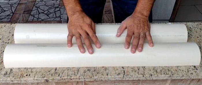 How to make slate with high performance characteristics from leftover PVC pipes