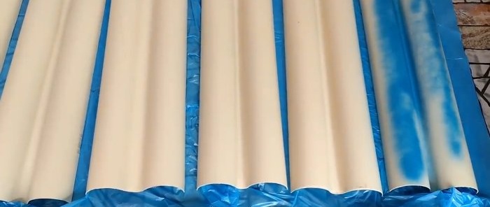 How to make slate with high performance characteristics from leftover PVC pipes