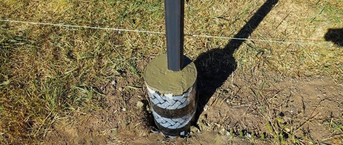 How to properly install fence posts economically and for centuries