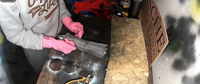 How to make a full-fledged muffler from cheap materials