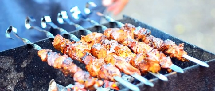 10 fatal mistakes when grilling shish kebab