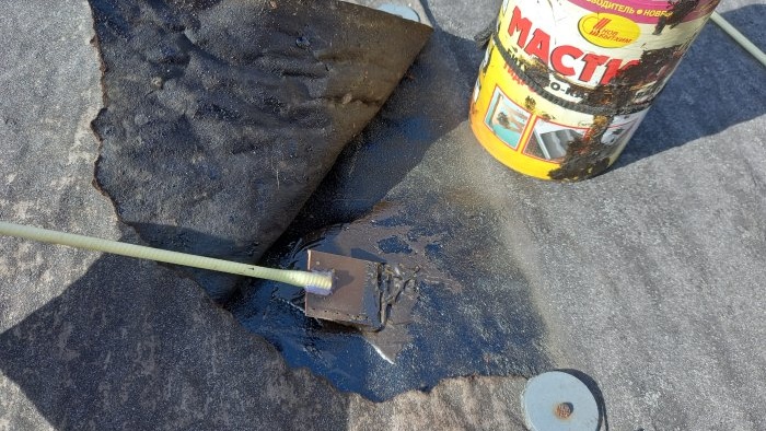 How to fix a roofing felt roofing