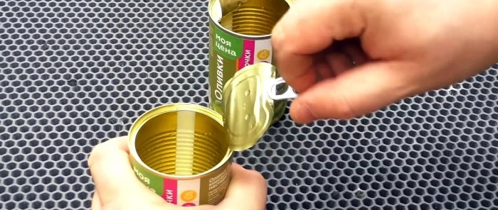 How to make a biofireplace using alcohol from cans