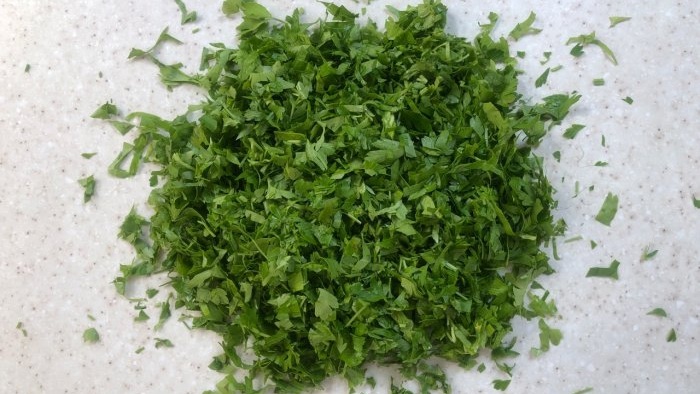 How to freeze dill, parsley and other greens - basic rules