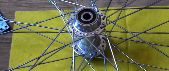 How to maintain a bicycle wheel hub with industrial bearings