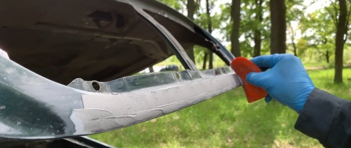 How to paint a car without a garage, even in the forest