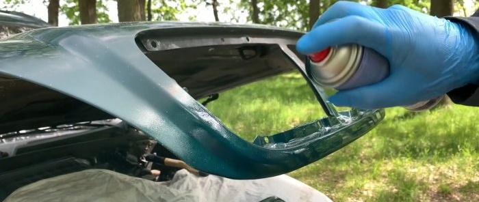 How to paint a car without a garage, even in the forest