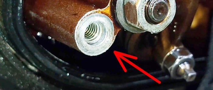 How to unscrew a broken stud without drilling or welding and restore damaged threads