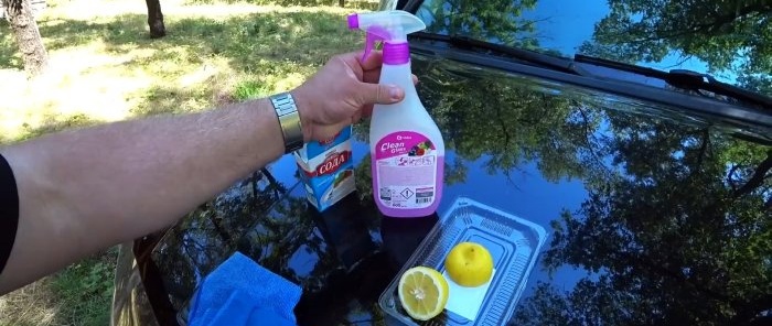 A cheap way to make a car windshield perfectly transparent