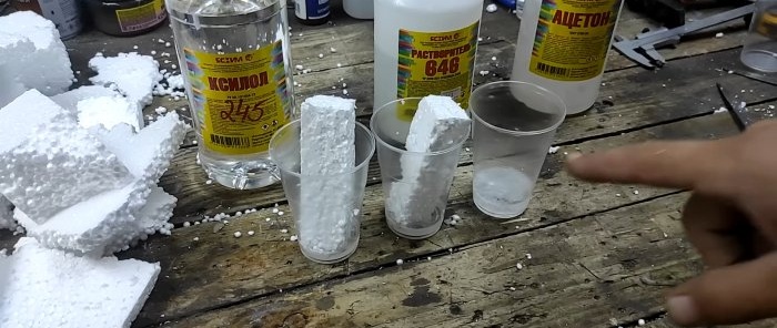 How to put leftover foam to good use