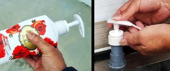 How to make a stationary dispenser from a regular bottle